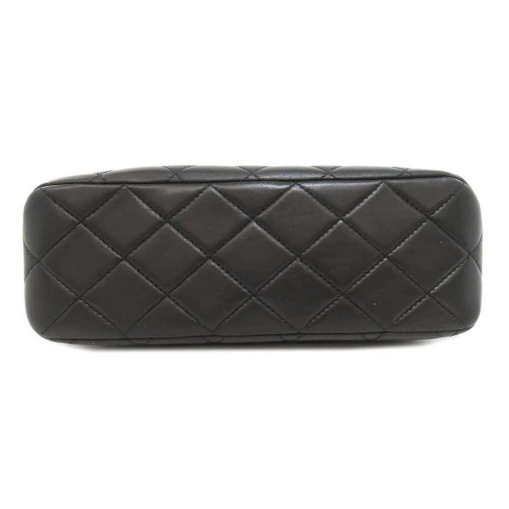 CHANEL Black Lambskin Leather Shoulder Bag - Picture 3 of 9